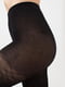 Теплі бавовняні чорні колготки з візерунком Lacery (60 den; model 1; розмір 2) | 6857909 | фото 7