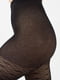 Теплі бавовняні чорні колготки з візерунком Lacery (60 den; розмір 2) | 6857911 | фото 7