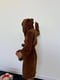 Халат махровий коричневий Тедді з вушками на капюшоні | 6858083 | фото 3