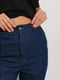 Синие джинсы с высоким отворотом | 6852525 | фото 2