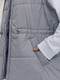 Сірий стьобаний жилет з плащової тканини | 6852552 | фото 2