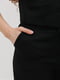 Черный льняной костюм: жилетка, брюки | 6852579 | фото 3