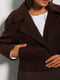 Укорочене кашемірове пальто коричневого кольору | 6852770 | фото 2