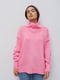 Рожевий светр вільного фасону | 6852813