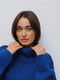 Синій светр вільного фасону | 6852814 | фото 2