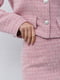 Твідова рожева міні-спідниця | 6852946 | фото 2