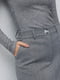 Кашемировавя серая юбка-карандаш на трикотажной основе | 6852972 | фото 2