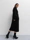 Вязаное длинное платье oversize черного цвета | 6853167 | фото 3
