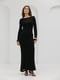Комплект черных длинных платьев (2 шт.) | 6853183