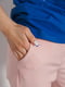 Звужені рожеві штани з асиметричним низом | 6853397 | фото 3