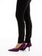 Трикотажные зауженные черные брюки | 6853427 | фото 2