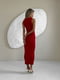 Сукня лаконічна в рубчик з якісної бавовни | 6858715 | фото 5