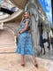 Сукня міді з оборками та неймовірним принтом | 6858849 | фото 4