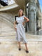 Сукня міді з оборками та неймовірним принтом | 6858852 | фото 3