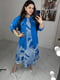 Жіночий костюм сукня та сорочка колір Синий р.46/48 459555 | 6858498 | фото 2