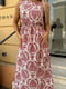 Червона сукня із шовкового софту в абстрактний принт | 6858572 | фото 4