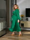 Зелена сукня міді з шовку | 6858580 | фото 4