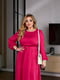 Рожева сукня міді з шовку | 6858582 | фото 6