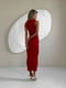 Лаконічна бавовняна сукня міді червоного кольору | 6858645 | фото 6