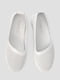 Белые кожаные балетки | 6859607 | фото 6