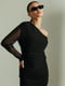 Чорна асиметрична сукня | 6859551 | фото 2