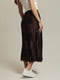 Темно-коричневая двусторонняя юбка | 6859573 | фото 7