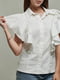 Біла блуза з рюшами | 6859584 | фото 2