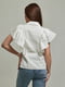 Біла блуза з рюшами | 6859584 | фото 3