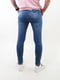 Блакитні обтягуючі джинси з розрізами | 6859671 | фото 5