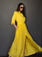 Довга сукня з жовтої бавовни | 6859931 | фото 2