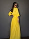 Довга сукня з жовтої бавовни | 6859931 | фото 3