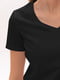 Базова бавовняна чорна футболка | 6860064 | фото 3