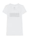 Бавовняна біла футболка з логотипом | 6834023 | фото 4