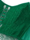Кружевной зеленый комплект белья: корсет и трусы-стринги | 6834063 | фото 5