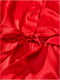 Червоний довгий атласний халат | 6860085 | фото 4