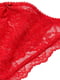 Кружевной комплект белья красный: бюстгальтер-балконет и трусы-бикини | 6860109 | фото 8