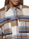 Різнокольорова куртка-сорочка із змішаної вовни | 6860186 | фото 4