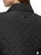 Чорна стьобана куртка з коміром | 6860232 | фото 5