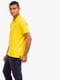 Футболка-поло желтая с логотипом | 6860372 | фото 2