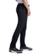Черные повседневные брюки из эластичного материала | 6860393 | фото 3