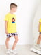 Жовтий комплект: футболка і шорти | 6860752 | фото 3