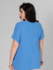 Синя блуза на гудзиках | 6861796 | фото 3
