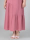 Ніжно-рожева сукня А-силуету з укороченим рукавом | 6861805 | фото 7