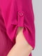 Платье А-силуэта малинового цвета с втачным рукавом | 6861806 | фото 5