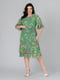 Легка зелена сукня з оборкою | 6861808 | фото 2