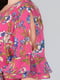 Легкое розовое платье А-силуэта с оборкой | 6861810 | фото 7