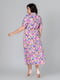 Легкое розовое платье А-силуэта с цветочным принтом | 6861813 | фото 6