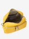 Желтая кожаная сумка через плечо | 6861842 | фото 4
