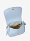 Голубая кожаная сумка через плечо | 6861867 | фото 4