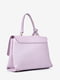 Кожаная сумка кросс-боди лилового цвета | 6861880 | фото 3